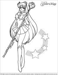 Coloring library has selected this sailor moon picture and many others for you! Sailor Moon Free Printable Coloring Page Coloring Library