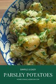Parsley Potatoes Recipes Home Cooks Classroom Recipe Potatoes Potato Recipes Parsley Recipes
