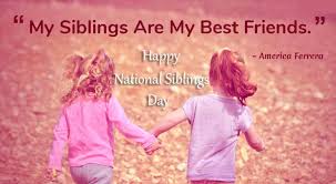 There were many celebrations relating to national holdiays written about on social media that our algorithms picked up on the 9th of june. National Siblings Day 2021 When How To Celebrate National Day Time
