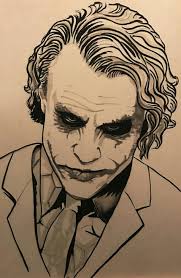 The Joker Heath Ledger In 2020 Joker Art Drawing Joker Drawings Joker Sketch