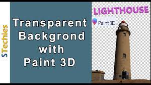 At the top, you're going to see a bunch of controls. How To Make Transparent Background In Paint 3d Youtube