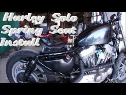 Harley Solo Spring Seat Install