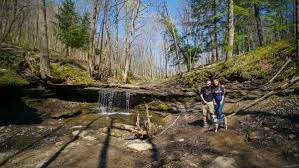 Access the trail from the greer road or at the calumet shelter near the entrance to the park. Settlers Cabin Park An Easy Hike To A Mini Waterfall