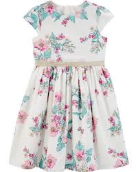 Floral Tea Party Dress Tea Party Dress Baby Girl Party Dresses Toddler Girl Dresses