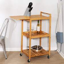 Honey Can Do Bamboo Kitchen Cart Kitchen Cart Bamboo Bar Bar Cart Decor