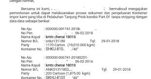 Perjalanan dinas, kendaraan, alat berat. Contoh Surat Permohonan Off Dari Kapal Berbagi Contoh Surat