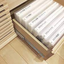 積み上げずに収納して 目指せ ノンストレスな家 cd収納 dvd収納 リビング収納術