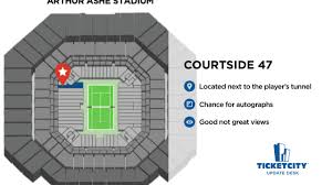 arthur ashe stadium seat recommendations the ticketcity update desk