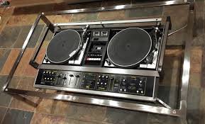 Introducing the dj coffee table strikingly stylish, functional design. Bespoke Citronic Twin Decks Retro Coffee Table Vyconic