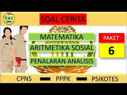 Soal pat matematika wajib kelas 10 dan kunci jawaban harian. Pembahasan Soal Cerita Matematika Tiu Cpns Paket 6 Youtube