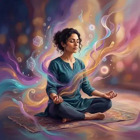 Yoga calm moment peaceful relief