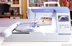 This provides flexibility to rotate, mirror image, increase and decrease the size of your designs, and see how your edited designs look right on. Brother Pe800 Embroidery Machine Unboxing Joy S Life Machine Embroidery Embroidery Bobbins Embroidery Bags