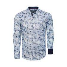 Chemises homme avec boutons devant style de rue plantes. Carisma Chemise Homme Fleurie Chemise 8460 Bleu Bleu Vetements Chemises Manches Longues Homme 32 90