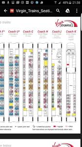 Nice Virgin Trains Pendolino Seating Plan