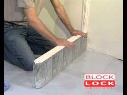 Nouveau pose brique de verre salle de bain. Block Lock Montage Mur De Briques De Verre En Systeme Blocklock Youtube