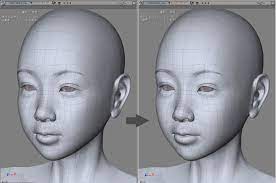 Japanese Modeling Technique Modeling Techniques Topology 3d Human