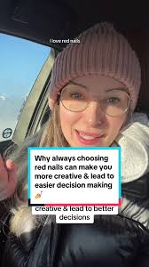 #stitch with @Leanne Barlow Why red nails can make you more creative and  lead to better, easier decision making! #decisionfatigue #productivityhack  #productivity #businessowner #womenentrepreneurs ...