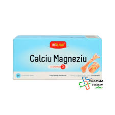 Bioland Calciu Magneziu Si Vitamina D3 30 Comprimate Filmate Biofarm