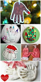 homemade salt dough handprint ornaments