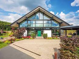 We have scandinavian roots, but our show centre is located in sussex and we use a factory in the uk to. Musterhaus Koln Huf Haus
