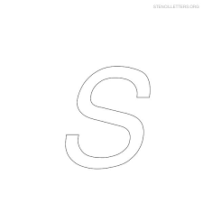stencil letters s printable free s stencils stencil letters org