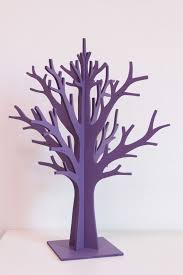 Arbre A Bijoux Branche Violet Arbre A Bijoux Noel Bricolage Decoration Arbre En Carton