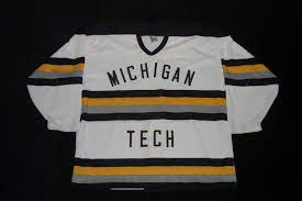 Michigan Tech Hockey Sweater Hockey Shirts Jersey Sweater