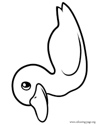 Show your kids a fun way to learn the abcs with alphabet printables they can color. Duck Coloring Page