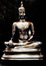 หลวงพ อหวล พญาเหล กไหล พระบ ชาปางมารว ช ย หน าต ก 9 องค ต น วรรณะส ขาวเง นยวง ว ดพ ทไธศวรรย อย ธยา บ านพระสมเด จ