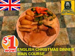 Christmas dinner in australia is based on the traditional english version.2 however due to christmas falling in the heat of the southern hemisphere's summer, meats such as ham, turkey and. Second Life Marketplace English Christmas Dinner By Zoe S Cafe