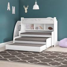 Gautreau Twin L Shaped Bunk Bed With Trundle Bookcase And Drawers 2020 Ranzalar Dekorasyon Fikirleri Ve Ev Icin