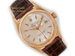 Home rolex watches oyster perpetual vintage. Rolex Oyster Perpetual Datejust 18ct 1955 Vintage Gold Watches
