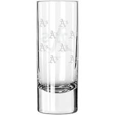 2 5oz Satin Etched Tall Shot Glass