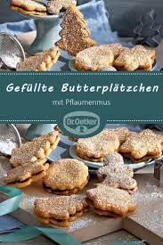 Gefullte Butterplatzchen Mit Pflaumenmus Rezept Pflaumenmus Butterkekse Butterplatzchen
