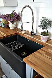 Black kitchen sinks are no longer limited to just granite and composite designs. Black Kitchen Sink Bq Decorkeun