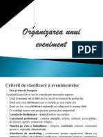 Conferinte de presa, lansari de carte, organizarea de serate, dineuri oficiale. Plan Organizare Eveniment