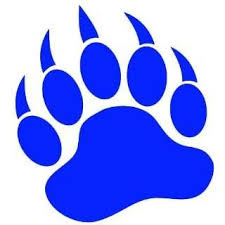Grizzly Bear Paw Print Vinyl Decal Sticker 5 Blue Bear Paw Print Bear Paws Bear Claw Tattoo
