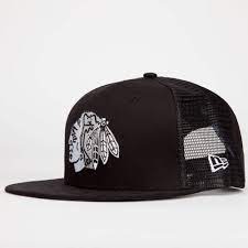 New Era Chicago Blackhawks Trucker D Mens Snapback Hat Mens Snapback Hats Snapback Hats Hats