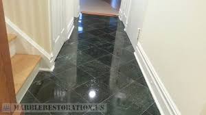 With the right floor in place, your entryway can look as though it jumped off the pages of your decorating any entryway requires a flooring that offers the ideal combination of durability and style. Black Marble Tiled Entryway Refinishing Buffing