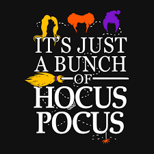 It S Just A Bunch Of Hocus Pocus T Shirt Halloween Icons Hocus Pocus Fall Halloween Decor