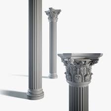 Classical Column C03 3d Model Pillar Design 3d Model Classical