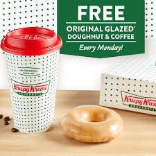 Free donut printables for your home. Free Original Glazed Doughnut Coffee Every Monday At Krispy Kreme