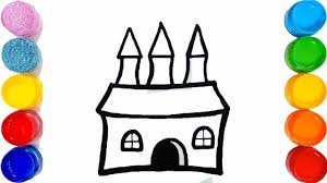 How To Draw King Castle For Kids Step By Step Very Easy Too Colour Drawings Color Art How to draw business person for kids. how to draw king castle for kids step
