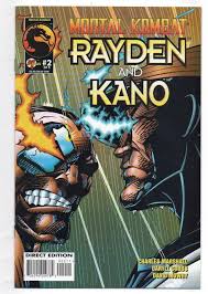 Mortal kombat is the series of comic books published by malibu comics based on the mortal kombat video games series license between 1994 and 1995. Mortal Kombat Rayden And Kano 2 Of Three Lucky Target Comics