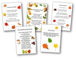Comptine Les Feuilles D Automne Recherche Google Comptine Automne Poesie Automne Chanson Automne