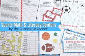 These ladybug math activities are fun and can easily be implemented in math centers or during. Sports Fun Math Literacy Centers The Curriculum Corner 123