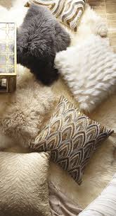 Ettavee shaggy leopard pillow cover. Shaggy Decorative Pillows Ksa G Com