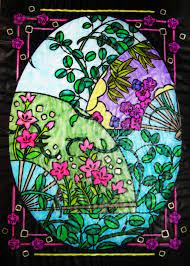 From Artful Eggs Stained Glass Coloring Book Tom Bow Markers Prisma Colored Pencils And Crayola Ironed In Color Pencil Art Coloring Books Art