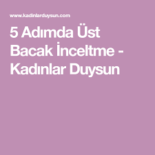 5 Adimda Ust Bacak Inceltme Kadinlar Duysun Exercise Health Lockscreen