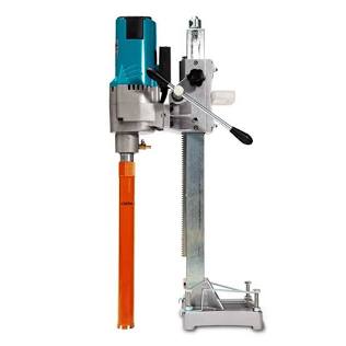 Professional Diamond Core Drill Rig Setup, AI generated